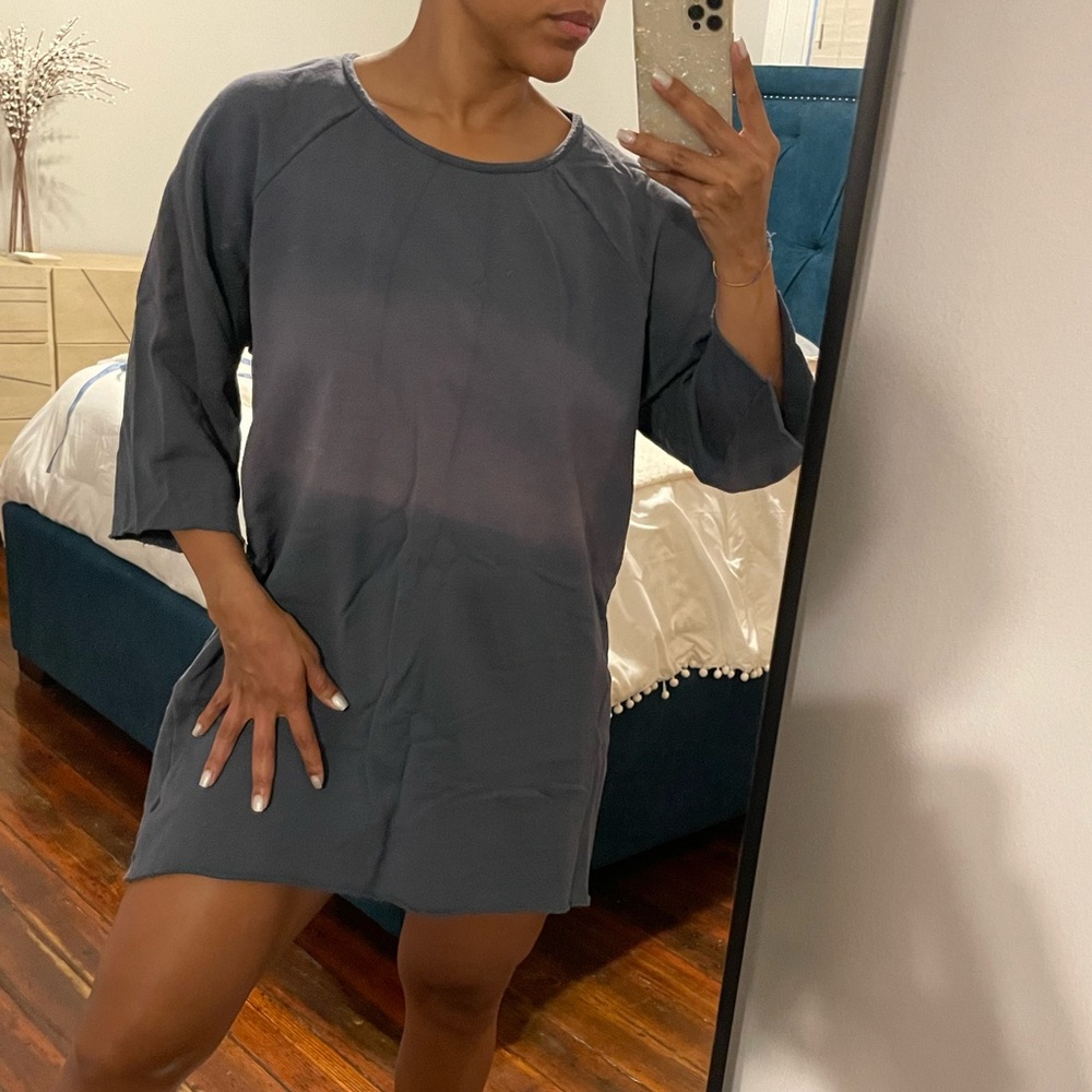 Black Noise White Rain Washed Shirt/Dress
